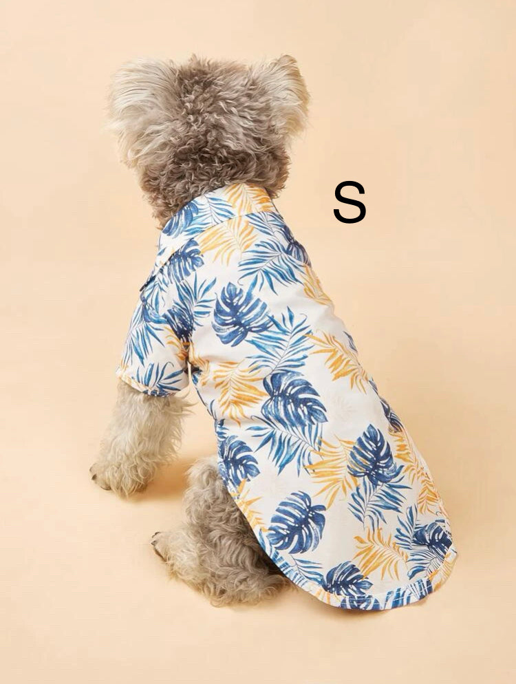 Camisas Hawaiianas para peluditos en tamaño Small