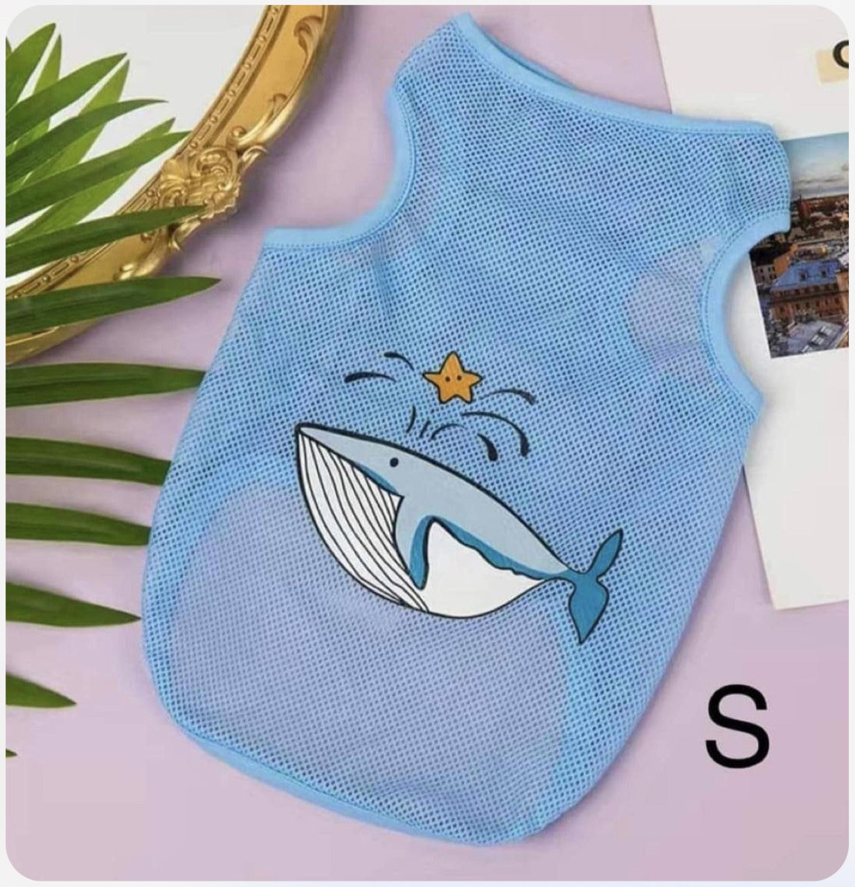 Camisetita de malla para peluditos