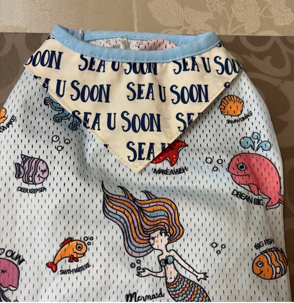 Camisetita con diseños veraniegos para los peluditos