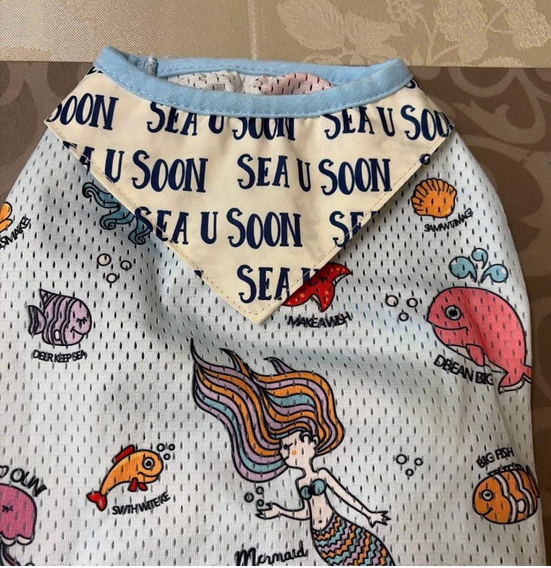 Camisetita con diseños veraniegos para los peluditos