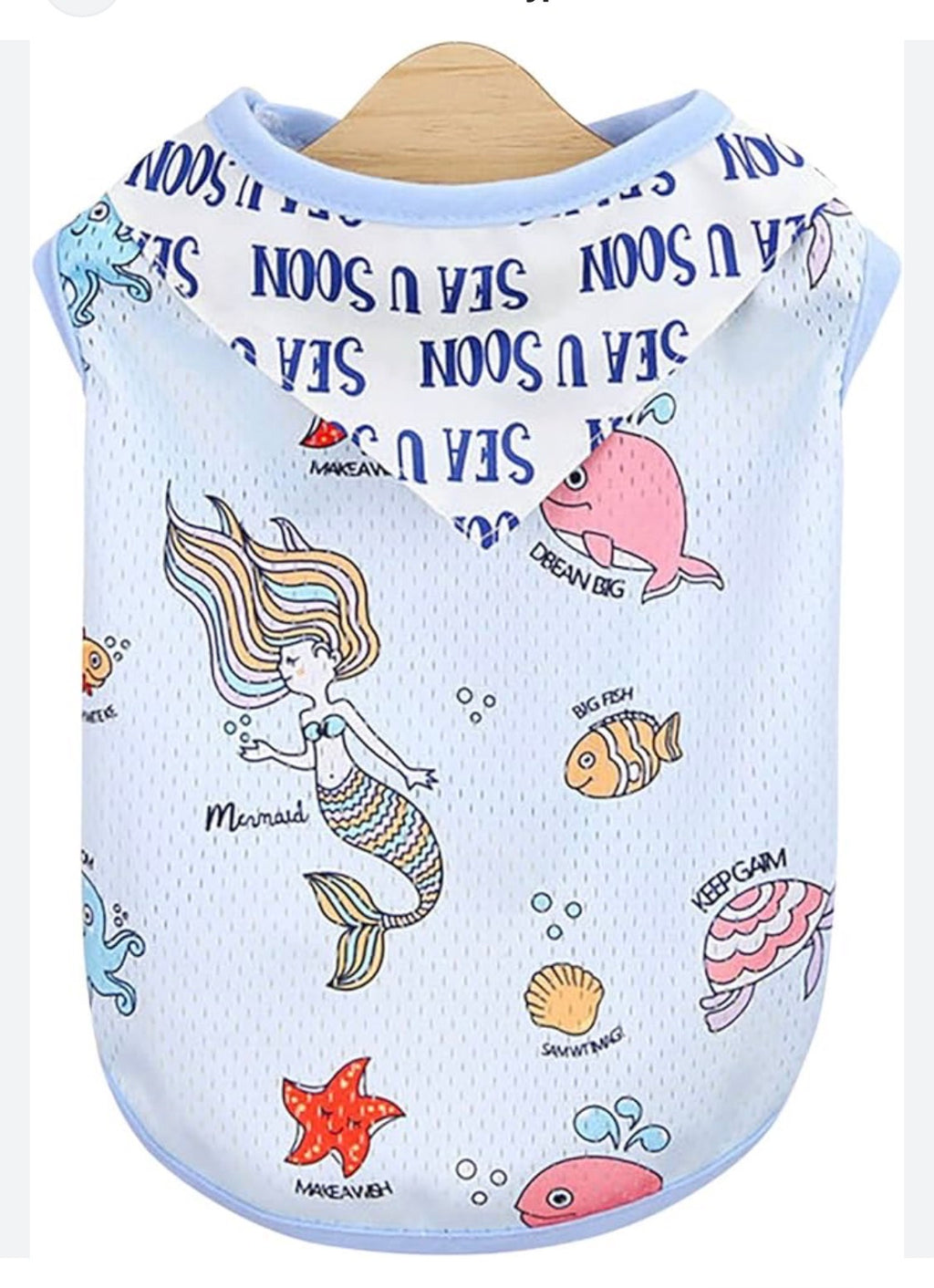 Camisetita con diseños veraniegos para los peluditos