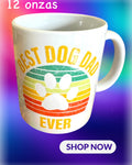 Taza de cerámica de 12 oz para papá