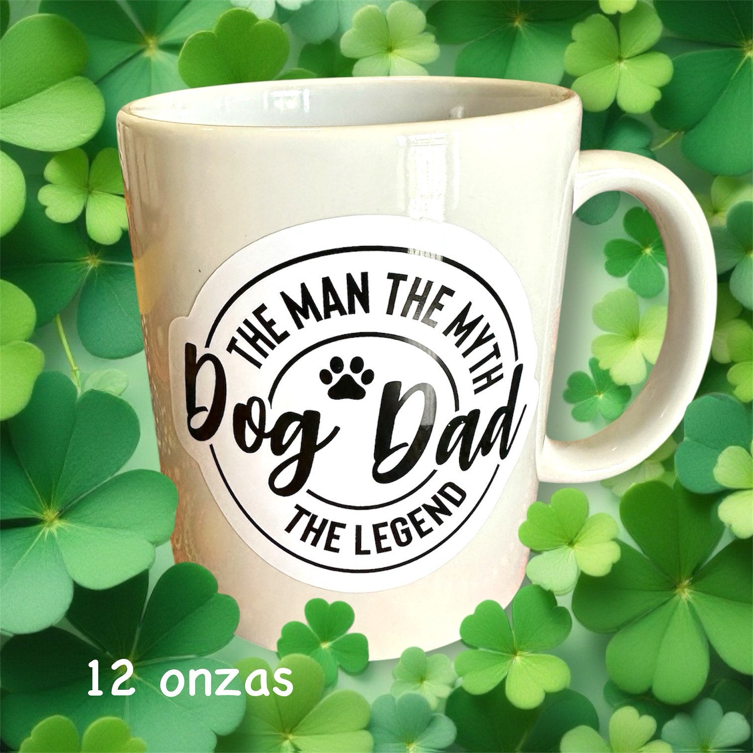Taza de cerámica de 12 oz para papá
