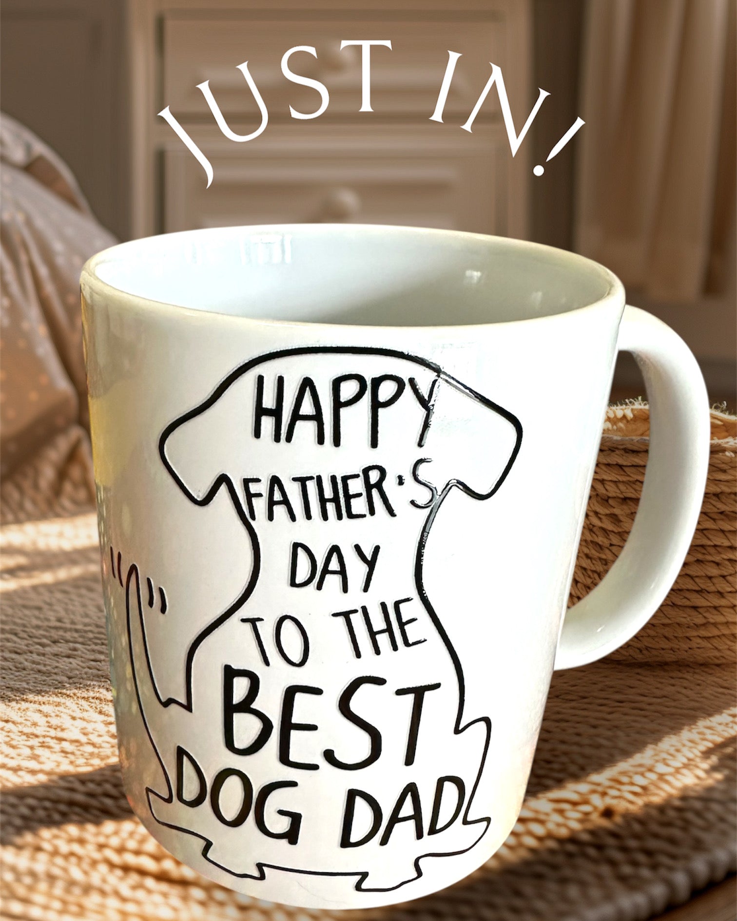 Taza de cerámica de 12 oz para el Dia de Los Padres