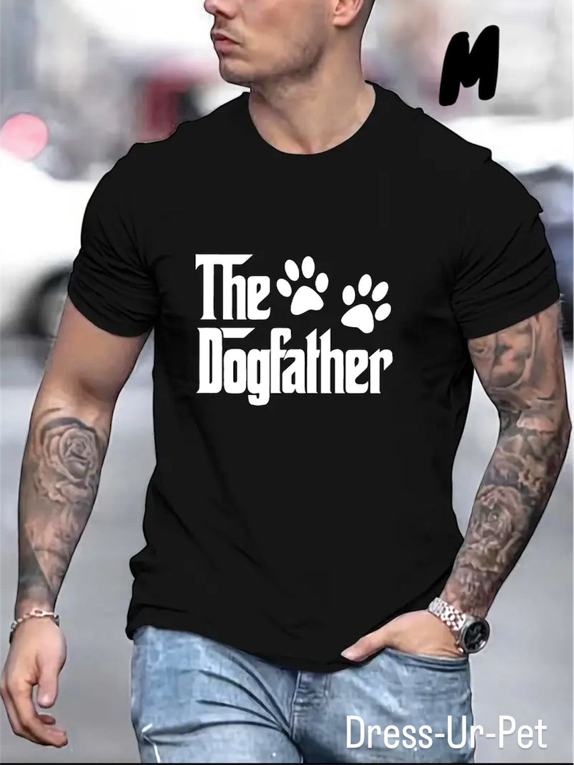 Camiseta de hombre para el Papá canino