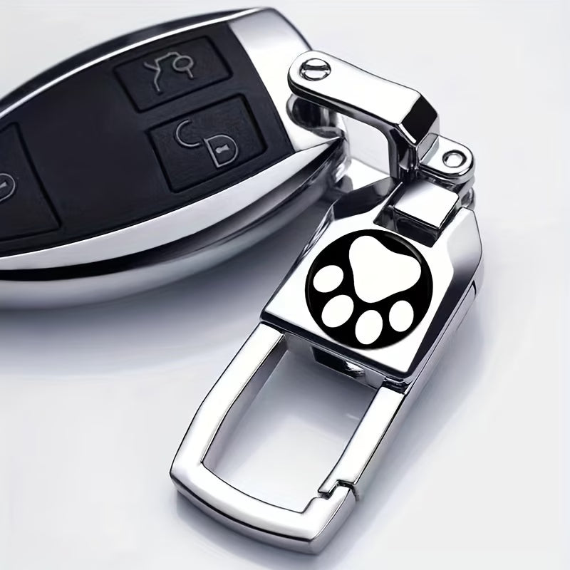LLavero para el beeper del carro con huellita de perro