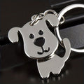 LLavero Stainless Steel con diseño de perrito