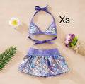 Bikini para peluditas estilo sirenita en tamaño Xs